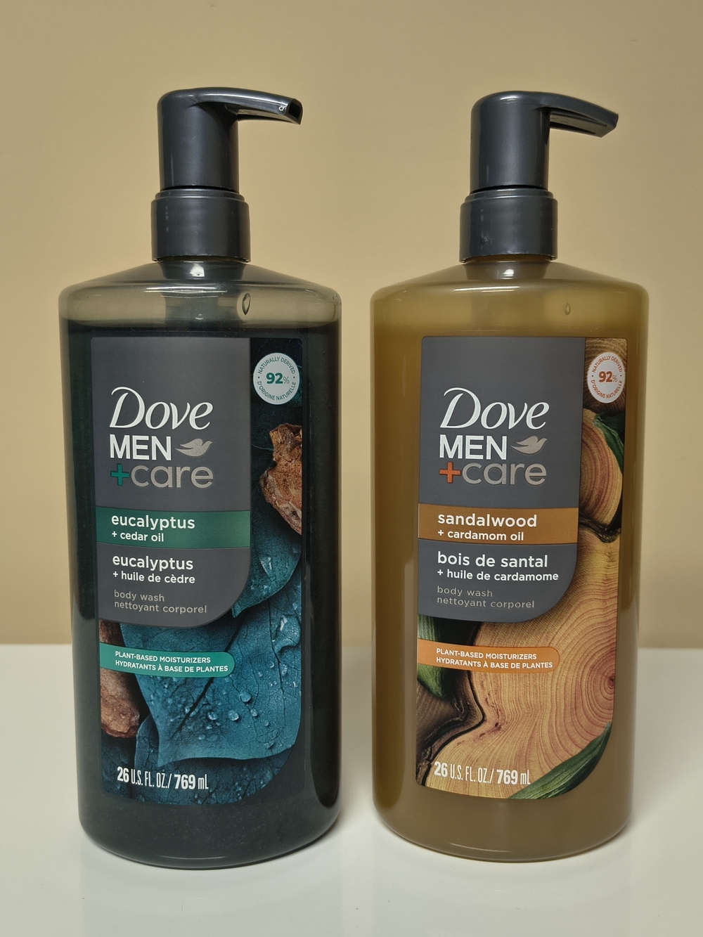 Dove Men+Care Eucalyptus & Sandalwood Body Wash Duo - Green and Brown